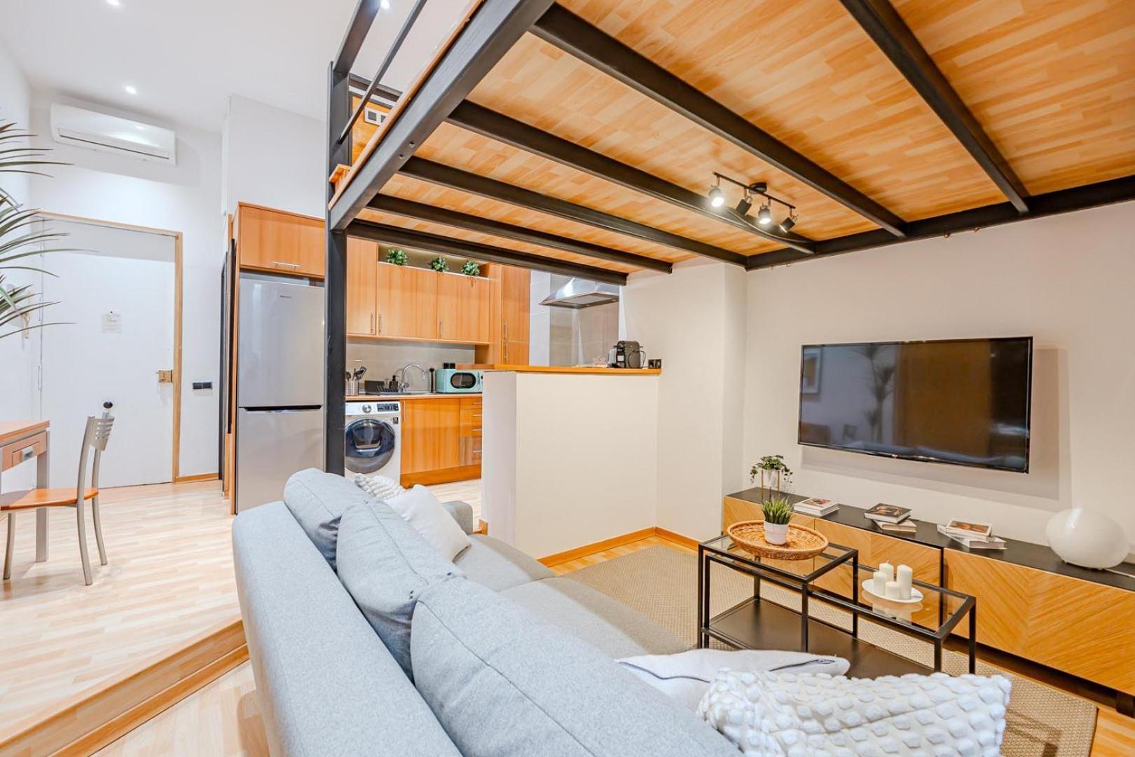 마드리드 Increible Loft A 5 Min Del Retiro & Wizink 아파트 외부 사진